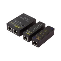LogiLink Network Cable Tester Set - Find Faults Fast with Copper Network Tester (4052792042498)